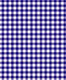 Dollhouse Miniature 1/4" Scale Wallpaper: Gingham, Blue